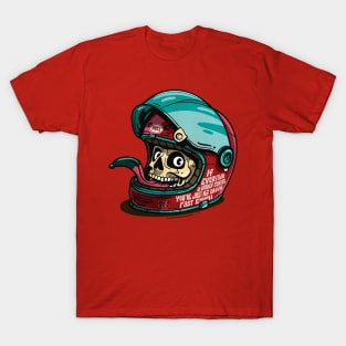 Skull in Helm T-Shirt